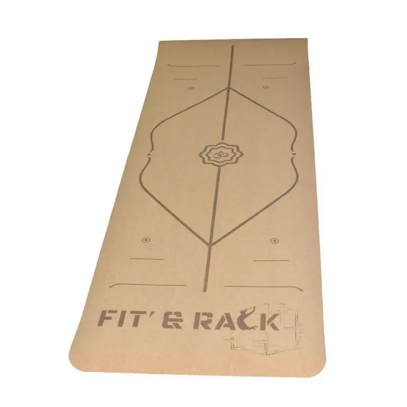 Esterilla de yoga de corcho Fit & Rack
