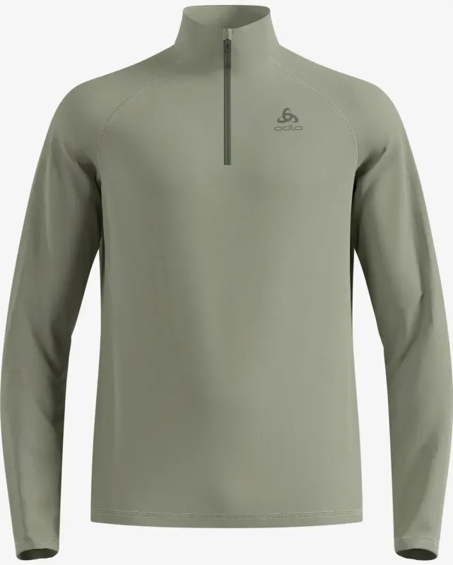 Camiseta Odlo Besso Half Zip manga larga gris - XL