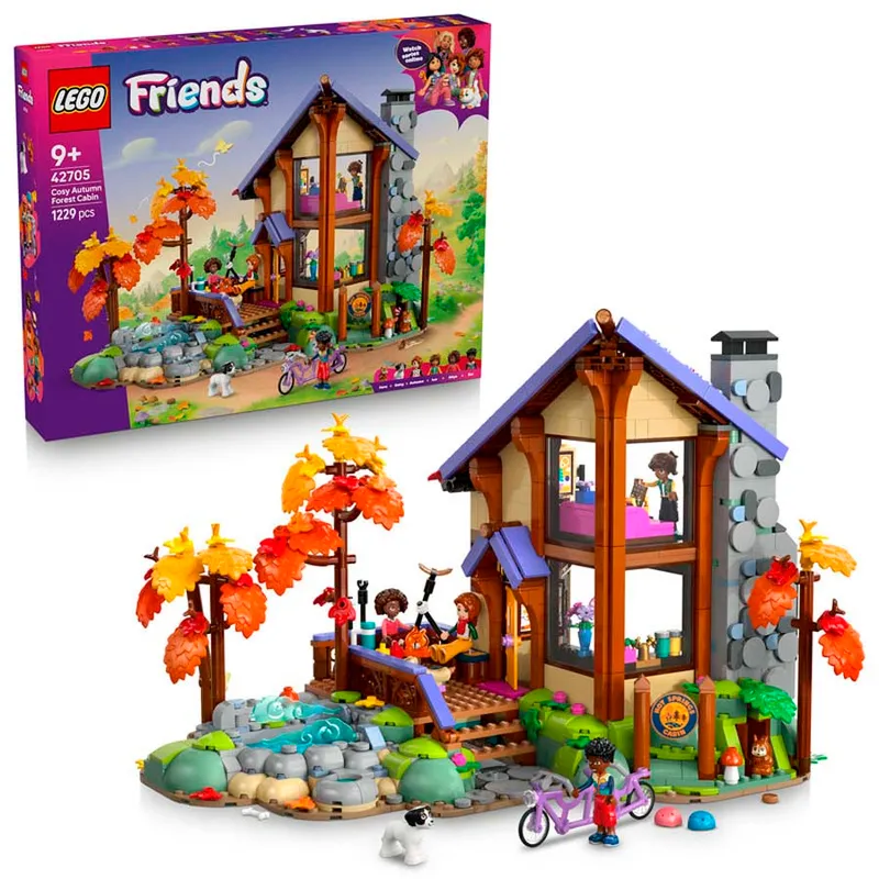 LEGO® Friends Acogedora Cabaña Forestal de Otoño 42705