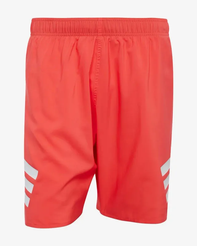 Bañador adidas 8-Inch 3 bandas rojo blanco - XL