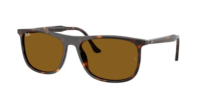 Ray - Ban Unisex Ray - Ban RB2216 902/33 Gafas de sol Acetato Tortuga Marrón Cuadrada Normal