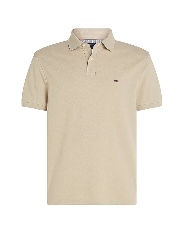 TOMMY HILFIGER Polo de corte regular beige | S