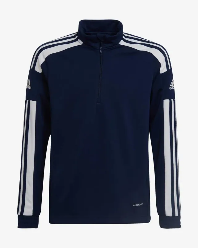 Sudadera adidas Squadra 21 Half Zip azul marino blanco infantil - 128