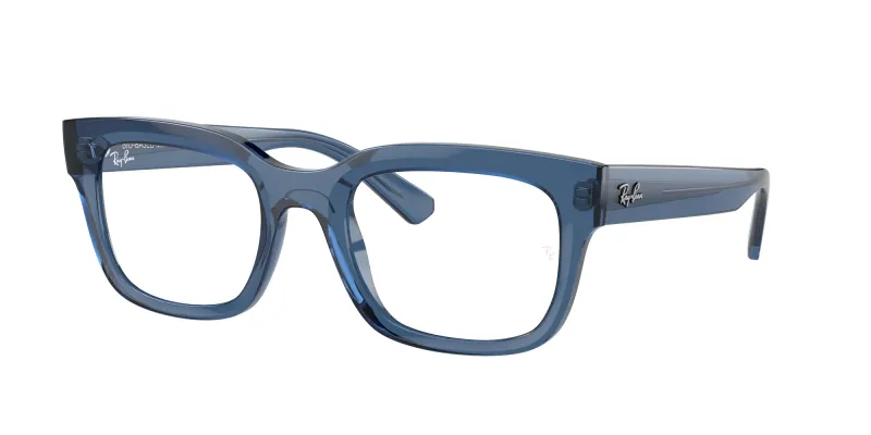Ray - Ban Unisex Ray - Ban RX7217 CHAD 8266 Monturas ópticas Acetato Azul Transparente Cuadrada Normal