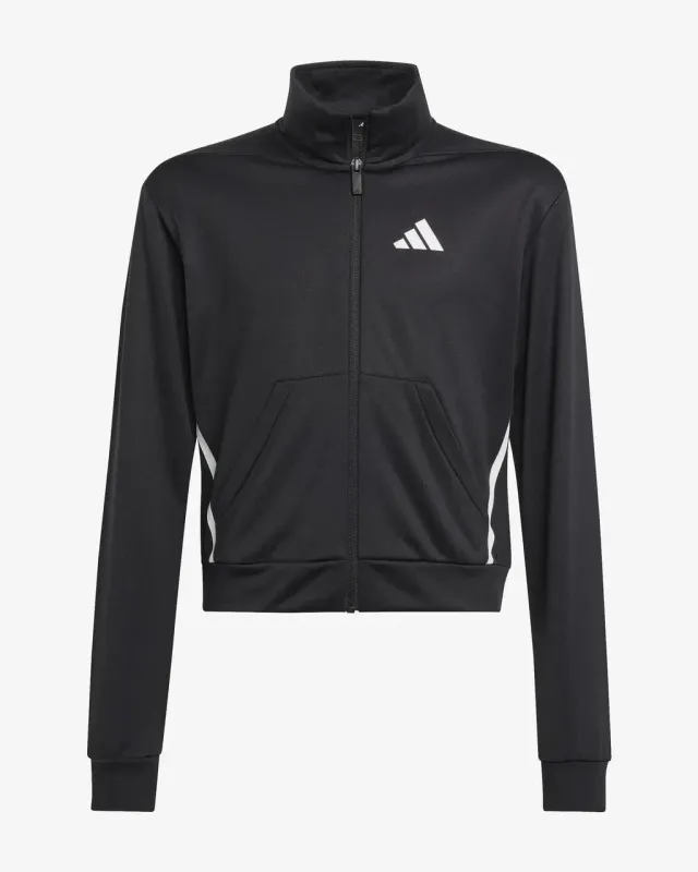 Sudadera adidas Train Essentials Game & Go negro puro blanco junior - 140
