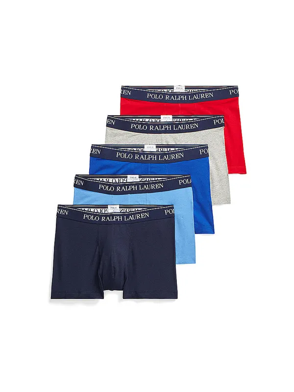 POLO RALPH LAUREN Pantalones Paq. de 5 rojo/gris/royal/azul/marino azul | L