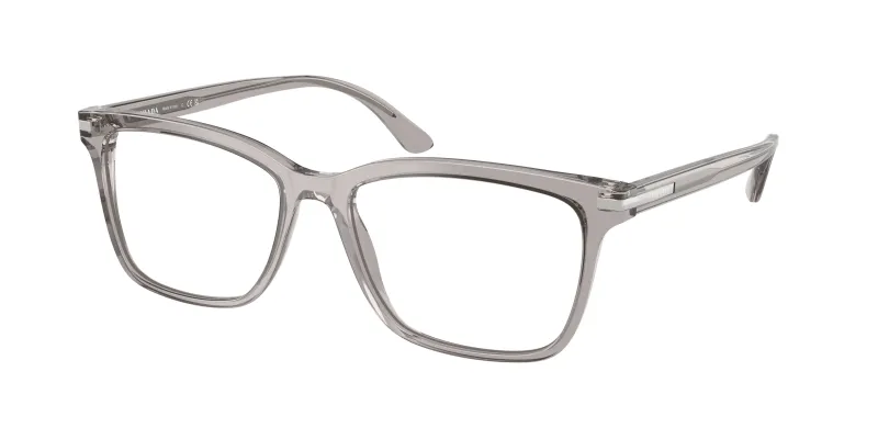 Prada Hombre Prada PR 14WV 10J1O1 Monturas ópticas Acetato Gris Cuadrada Normal