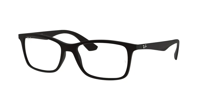 Ray - Ban Unisex Ray - Ban RX7047 5196 Monturas ópticas Inyectado Negro Transparente Cuadrada Normal