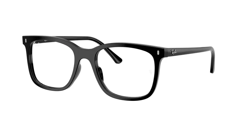 Ray - Ban Unisex Ray - Ban RX5446 2000 Monturas ópticas Acetato Negro Transparente Cuadrada Normal