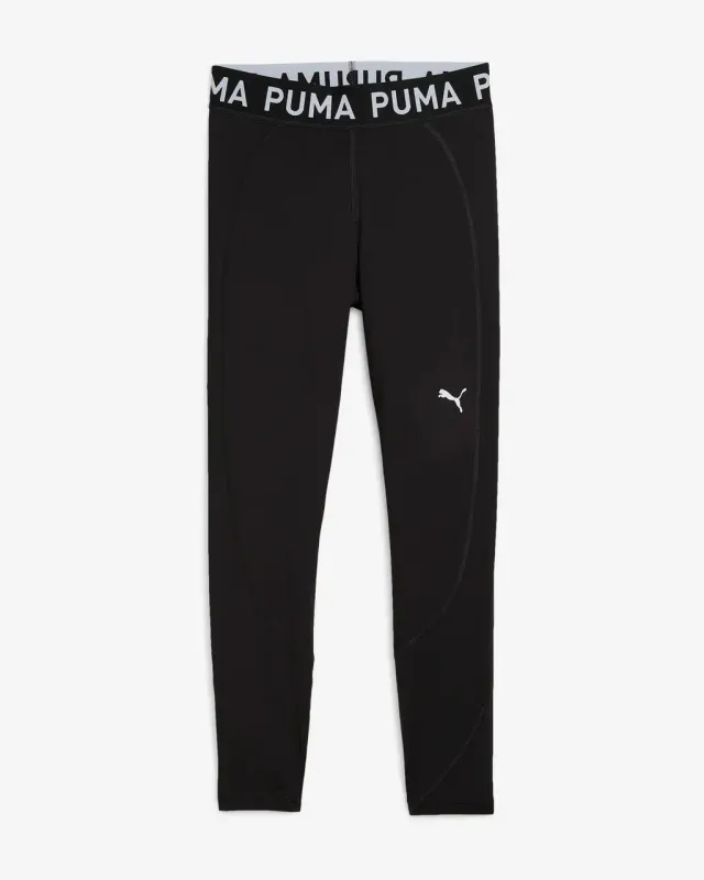 Malla larga Puma Strong negro oscuro blanco mujer - M