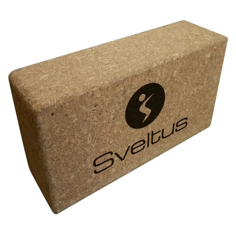 Ladrillo de yoga de corcho Sveltus