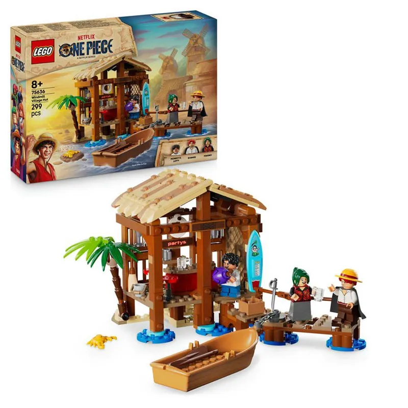 LEGO® ONE PIECE Cabaña del Pueblo Molino 75636