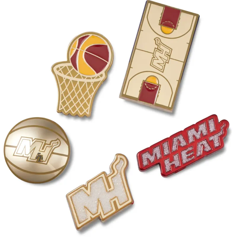 Jibbitz Crocs NBA Miami Heat (x5)