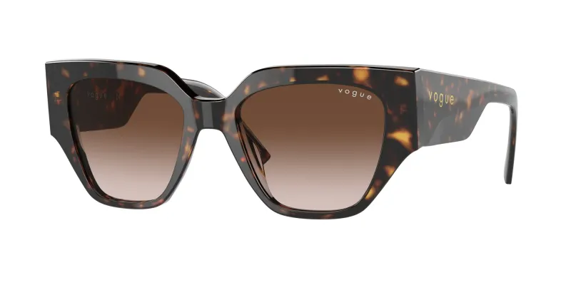 VOGUE EYEWEAR Mujer VOGUE EYEWEAR VO5409S W65613 Gafas de sol Acetato Marrón Marrón Geométrico Normal Sombreado