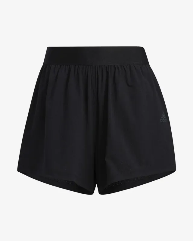 Pantalón corto adidas HEAT.RDY Lightweight Woven negro mujer - XXS