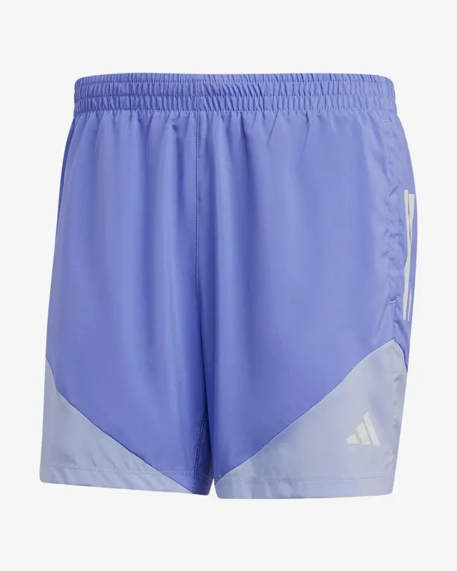 Pantalón corto adidas Own the Run Base AEROREADY azul mujer - XXL