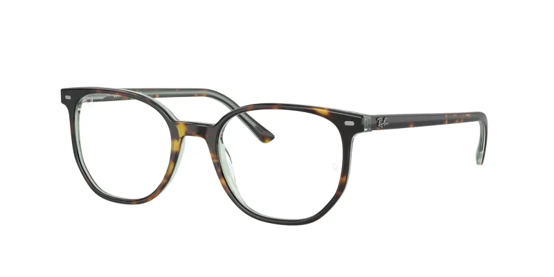 Ray - Ban Unisex Ray - Ban RX5397 ELLIOT 8249 Monturas ópticas Acetato Marrón Geométrico Normal