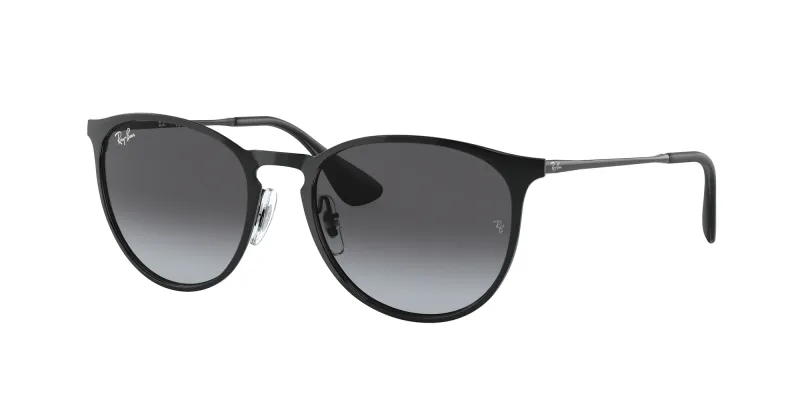 Ray - Ban Mujer Ray - Ban RB3539 ERIKA METAL 002/8G Gafas de sol Metal Negro Gris Pantos Normal Sombreado