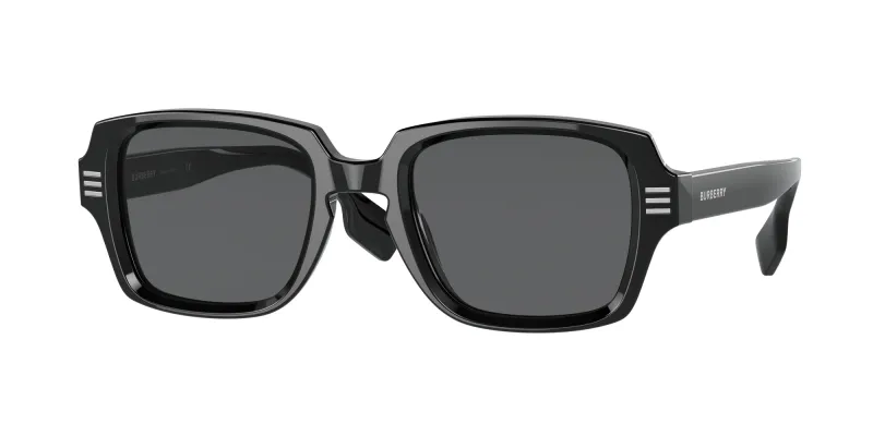 Burberry Hombre Burberry BE4349 ELDON 300187 Gafas de sol Acetato Negro Gris Cuadrada Normal