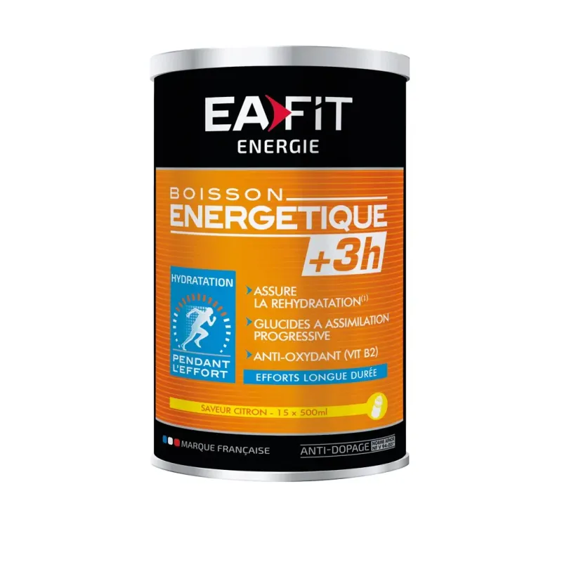 Bebida energética +3h limón EA Fit