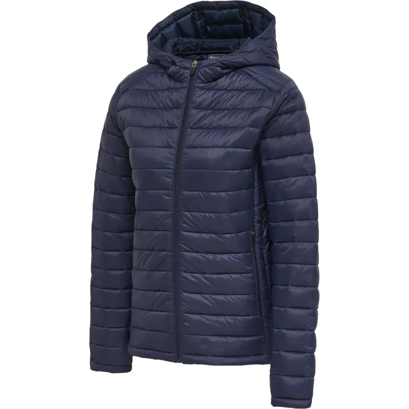 Plumífero con capucha para mujer Hummel Red