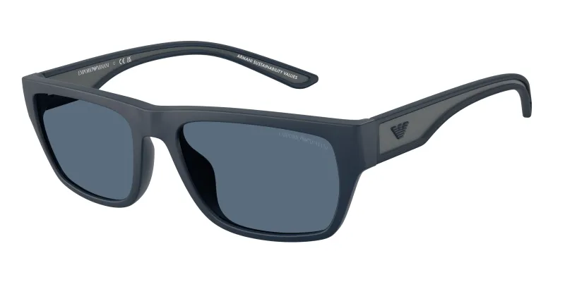 Emporio Armani Hombre Emporio Armani EA4267U 618580 Gafas de sol Inyectado Azul Azul Pillow Normal