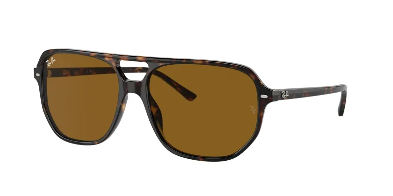 Ray - Ban Unisex Ray - Ban RB2205 BILL ONE 902/33 Gafas de sol Acetato Tortuga Marrón Geométrico Normal