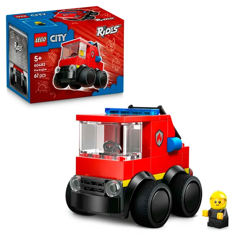 LEGO® City Vehículos: Camión de Bomberos 60482