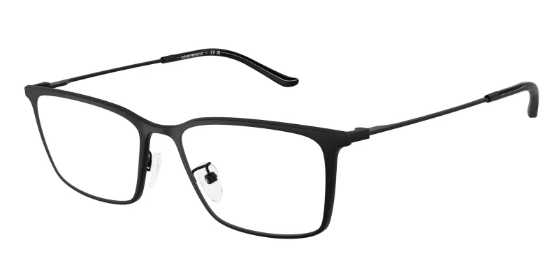Emporio Armani Hombre Emporio Armani EA1173D 3001 Monturas ópticas Metal Negro Pillow Normal