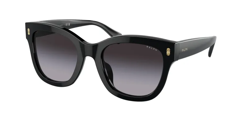 Ralph Lauren Mujer Ralph Lauren RA5301U 50018G Gafas de sol Acetato Negro Gris Redonda Normal Sombreado