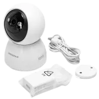 Aigostar Cámara Vigilancia WiFi Interior 2.4G/5G- Visión Nocturna Full Color/ Seguimiento de Movimiento/ Audio Bidireccional/ Alarma- Cámara Vigilancia Bebes/ Animais de Estimação/segurança em casa
