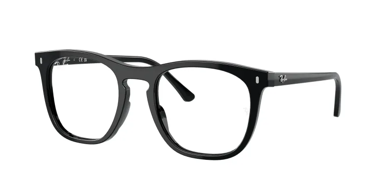 Ray - Ban Unisex Ray - Ban RX2210V 2000 Monturas ópticas Acetato Negro Transparente Cuadrada Normal