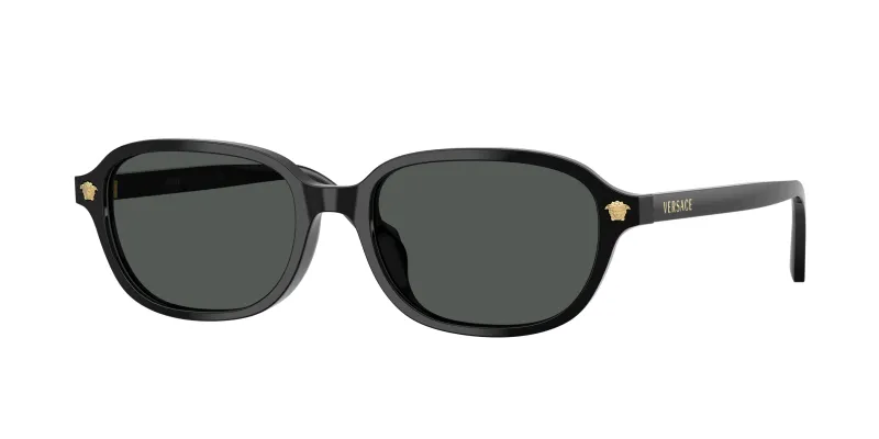 Versace Mujer Versace VE4514D GB1/87 Gafas de sol Acetato Negro Gris Pillow Normal