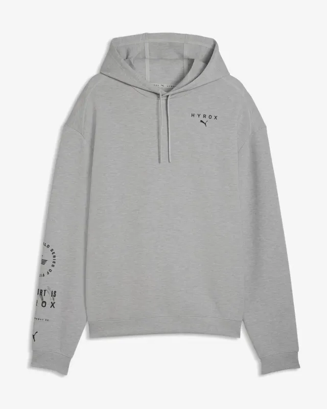 Sudadera con capucha Puma x HYROX Cloudspun Graphic gris - L