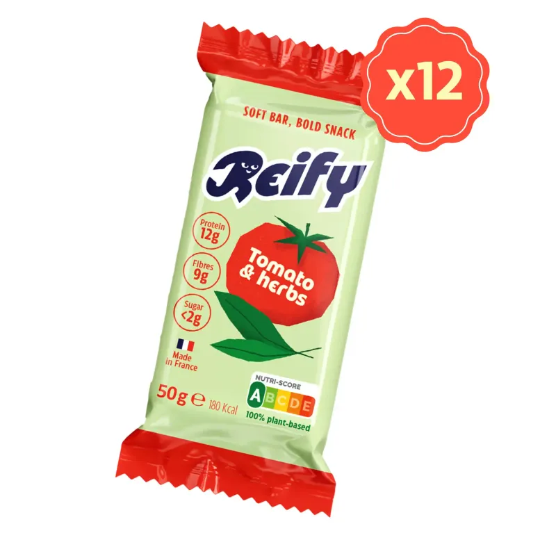 Barra de proteínas salada Reify Saveur Tomato & Herb