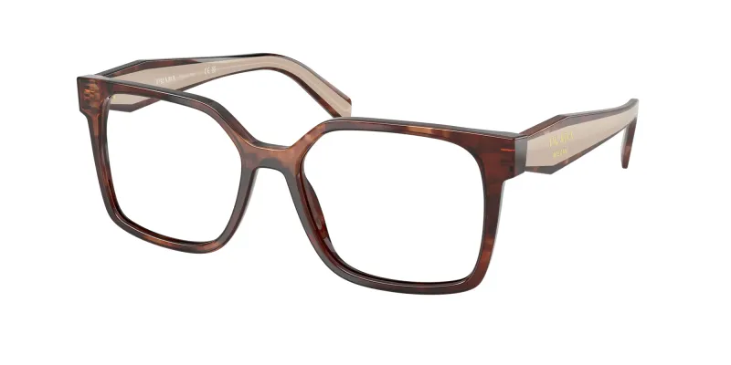 Prada Mujer Prada PR B03V 07R1O1 Monturas ópticas Acetato Marrón Cuadrada Normal