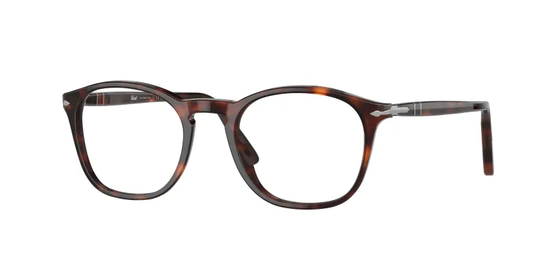 Persol Hombre Persol PO3007V 24 Monturas ópticas Acetato Tortuga Transparente Cuadrada Normal