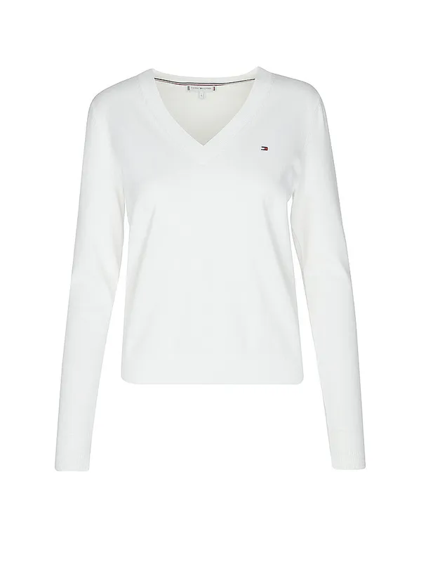 TOMMY HILFIGER Suéter blanco | XL