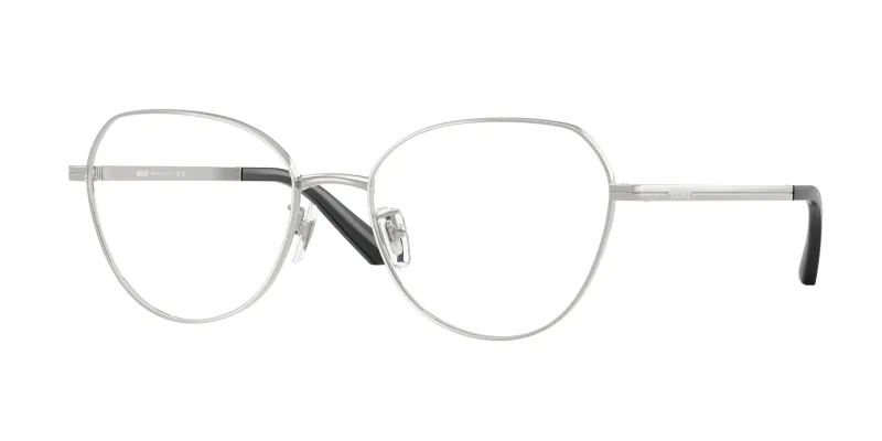 Versace Mujer Versace VE1313D 1001 Monturas ópticas Metal Plata Pantos Normal