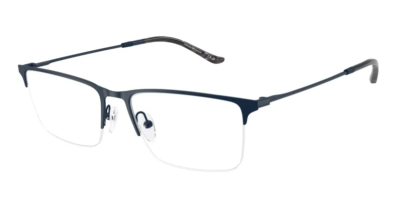 Emporio Armani Hombre Emporio Armani EA1171 3018 Monturas ópticas Metal Azul Cuadrada Normal