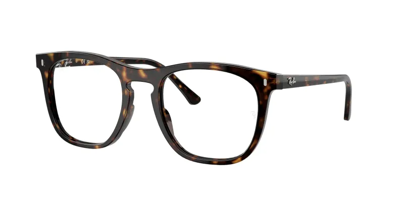 Ray - Ban Unisex Ray - Ban RX2210V 2012 Monturas ópticas Acetato Tortuga Transparente Cuadrada Normal