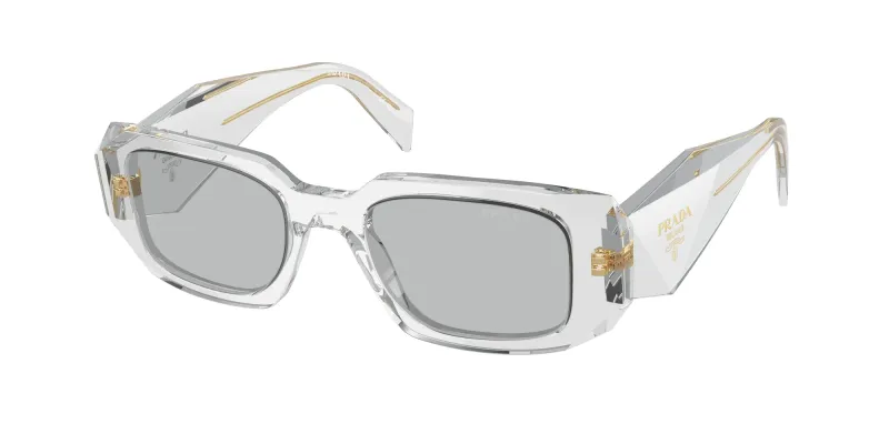 Prada Mujer Prada PR 17WS 12R30B Gafas de sol Acetato Gris Gris Cuadrada Normal
