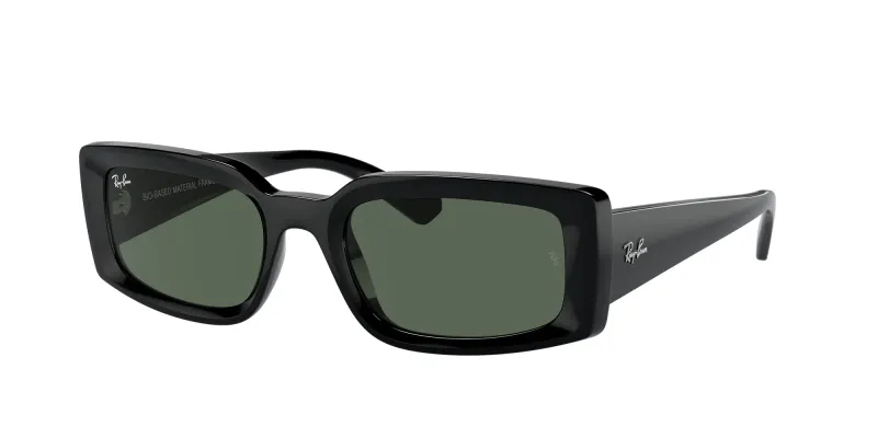 Ray - Ban Unisex Ray - Ban RB4395 KILIANE 667771 Gafas de sol Acetato Negro Verde Pillow Normal
